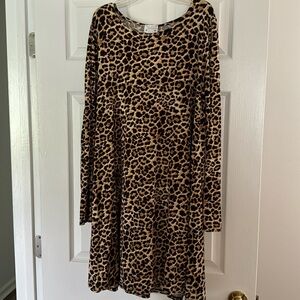 Super Soft Leopard Print Dress